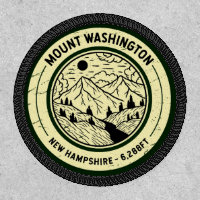 Mount Washington New Hampshire Hiking Skiing Retro