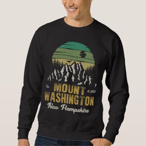Mount Washington  New Hampshire Sweatshirt