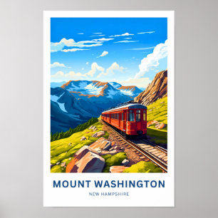 Mount Washington New Hampshire Travel Print