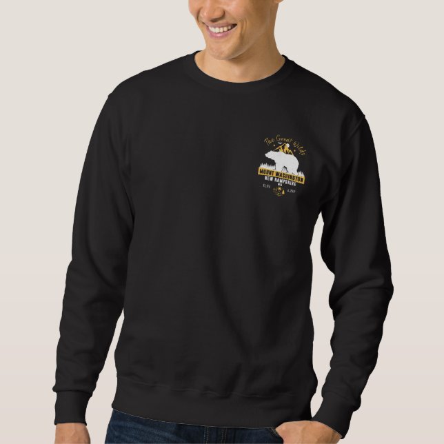 Mount Washington New Hampshire - White Mountains Sweatshirt (Front)