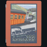 Mount Washington, New HampshireCog Railroad iPad Smart Cover<br><div class="desc">Mount Washington,  New Hampshire - Cog Railroad - Lantern Press Original Poster -   was created in 2008. This image depicts scenes from Mount Washington,  NH.</div>
