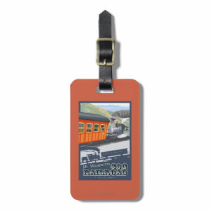 Mount Washington, New HampshireCog Railroad Luggage Tag