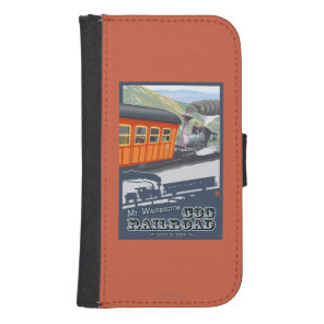 Mount Washington, New HampshireCog Railroad Samsung S4 Wallet Case