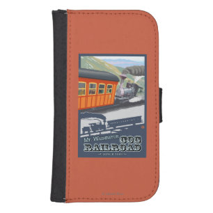 Mount Washington, New HampshireCog Railroad Samsung S4 Wallet Case