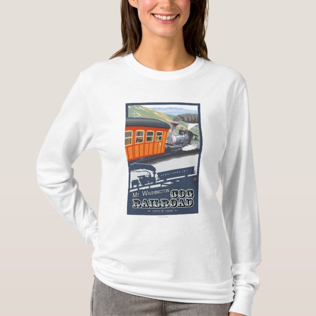 Mount Washington, New HampshireCog Railroad T-Shirt (Front)