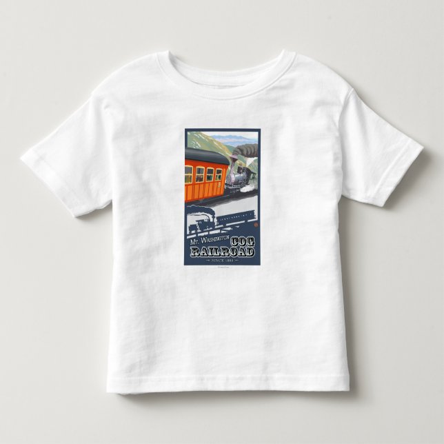 Mount Washington, New HampshireCog Railroad Toddler T-shirt (Front)