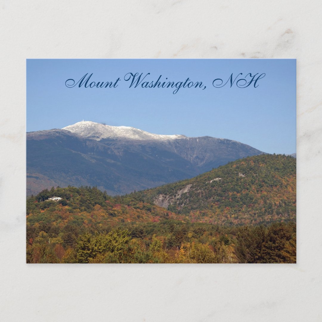 Mount Washington, NH Postcard Zazzle
