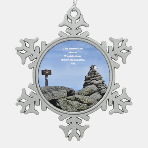 Mount Washington Summit Christmas Ornament