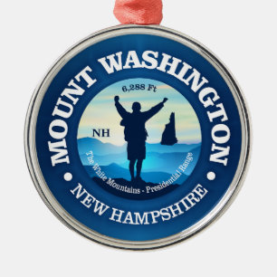 Mount Washington (V) Metal Ornament