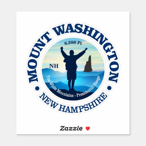 Mount Washington V Sticker