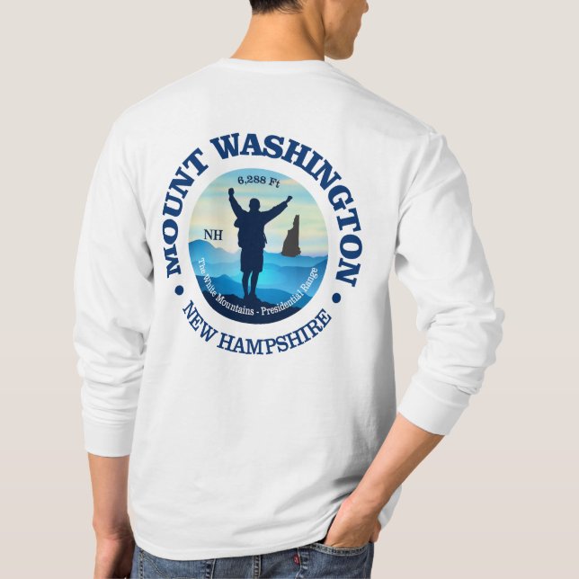 Mount Washington (V) T-Shirt (Back)