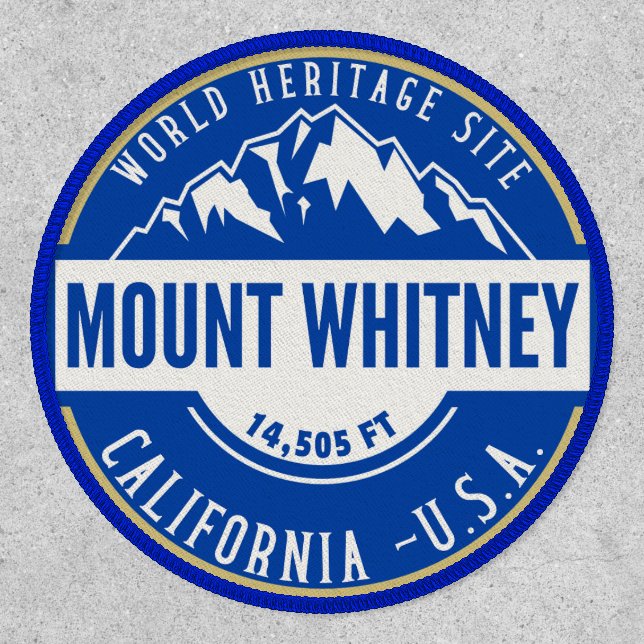 Mount Whitney California's sierra nevada Patch (Front)