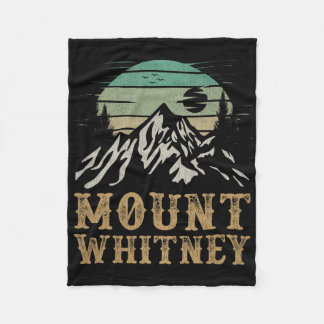 Mount Whitney National Park Merchandise Hiking Mt. Fleece Blanket