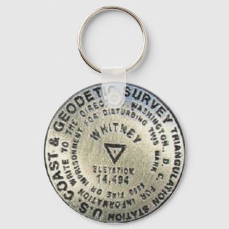 Mount Whitney Summit Benchmark Keychain