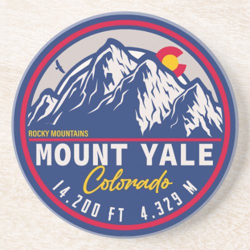 Mount Yale Colorado _ 14ers fourteener Sunset Coaster