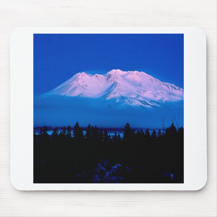 Mountain Above The Clouds Mt Shasta California Mousepad