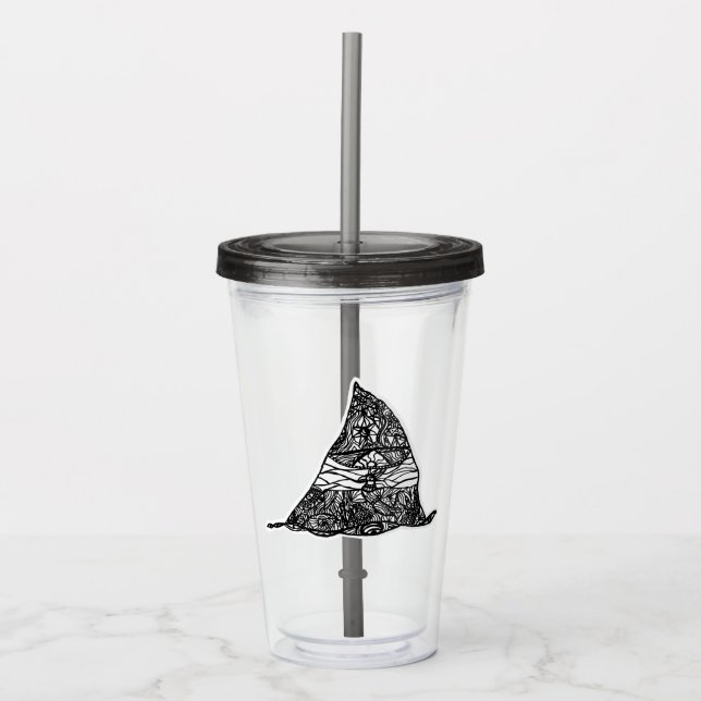 “Mountain” - Acrylic Tumbler (Front)