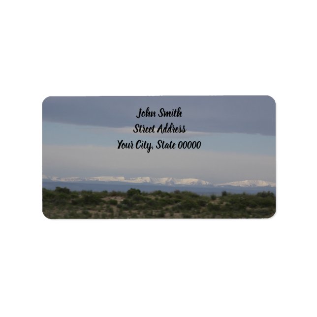Mountain Address Labels (Front)
