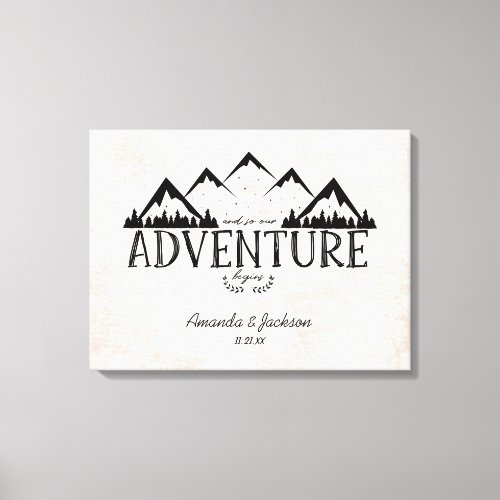 Mountain Adventure Alternative Wedding Guestbook