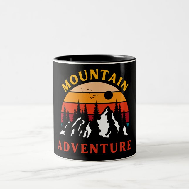 Mountain Adventure Coffee Mugs (Center)