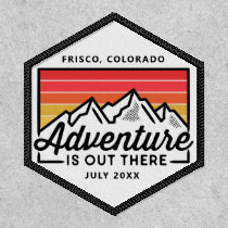 Mountain Adventure Hiking Camping Trip Custom Patch