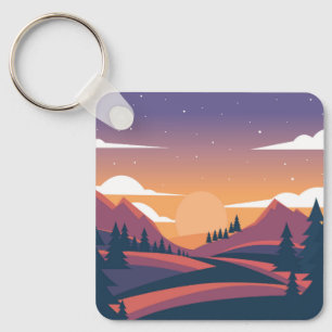 Mountain Adventure Keychain
