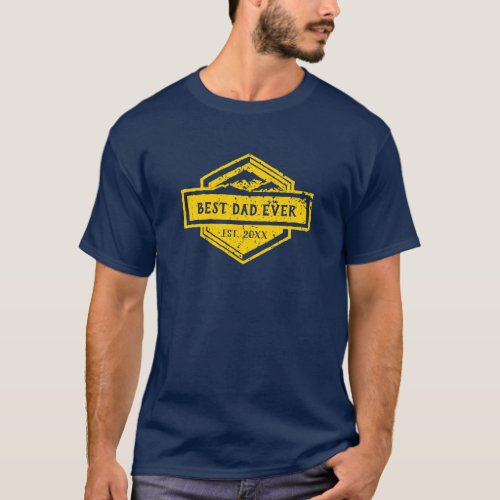 Mountain Adventure Logo Custom Message Graphic T_S T_Shirt