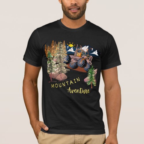 Mountain Adventure off_road expedition  T_Shirt