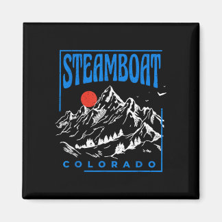 Mountain adventure steamboat springs colorado magnet