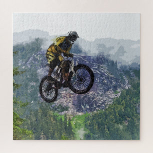 Mountain Air - BMX Rider  Jigsaw Puzzle