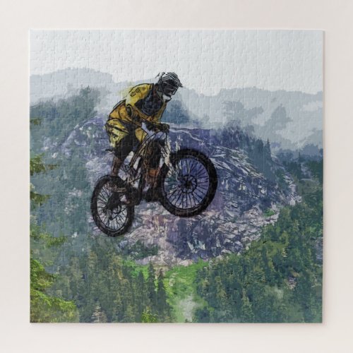 Mountain Air _ BMX Rider  Jigsaw Puzzle