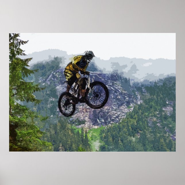Mountain Air - BMX Rider Poster (Front)