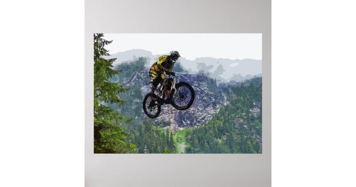 Mountain Air - BMX Rider Poster | Zazzle