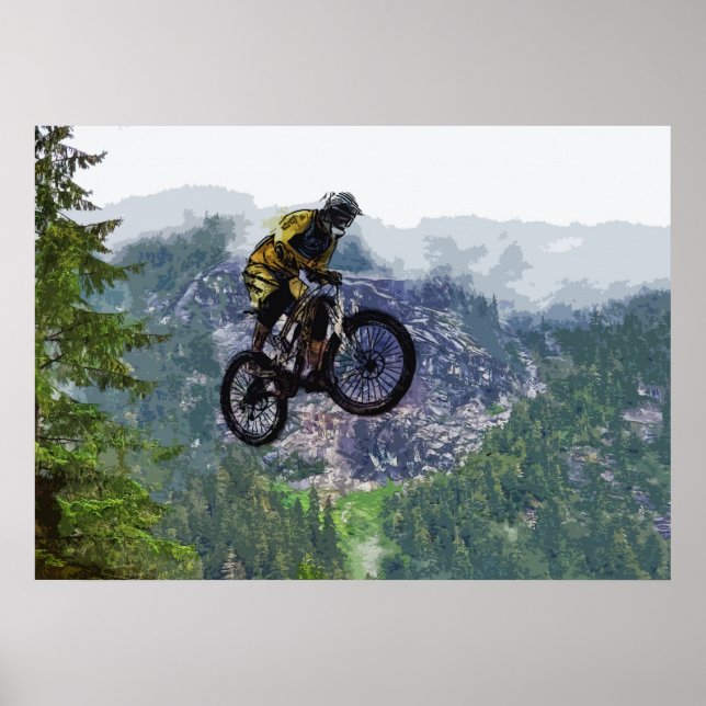 Mountain Air - BMX Rider Poster (Front)