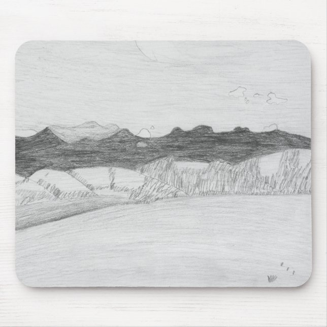 Mountain and Dunes mousepad (Front)