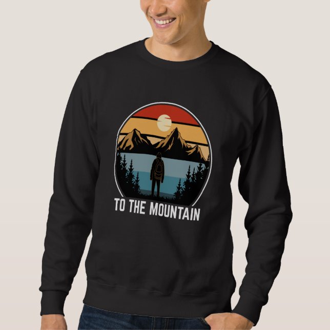 Mountain and Forest Scene  49 Sweatshirt (Front)