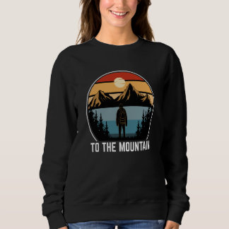 Mountain and Forest Scene 49 Sweatshirt