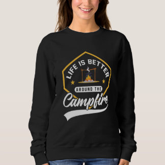 Mountain and Forest Scene Silhouette 97 Sweatshirt