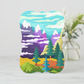 Mountain and forest Scenery (Standing Front)