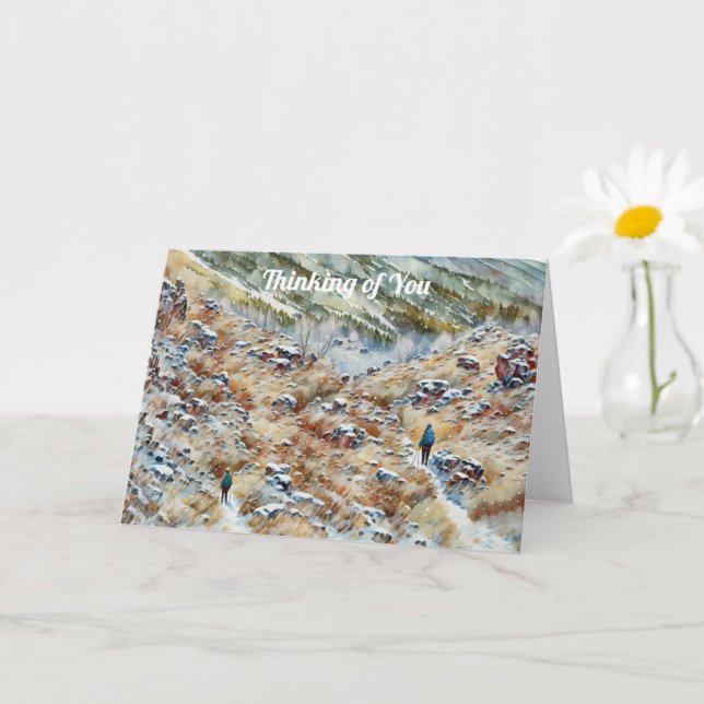 Mountain and You Got This Thinking of You Card (Small Plant)