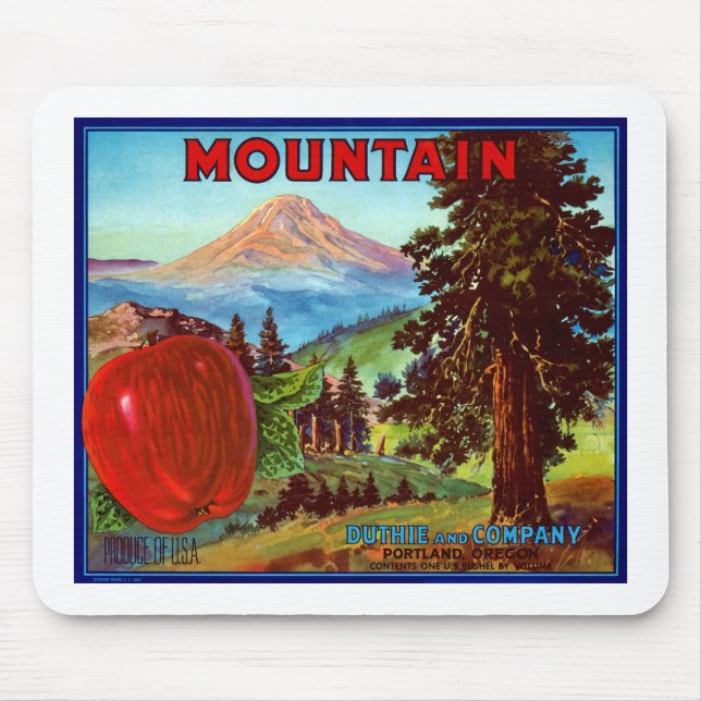 Mountain Apples Mouse Pad (Front)