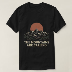 Mountain are calling family hiking  T-Shirt