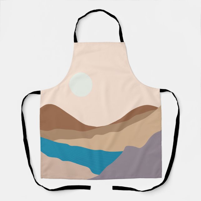 mountain  art  apron (Front)