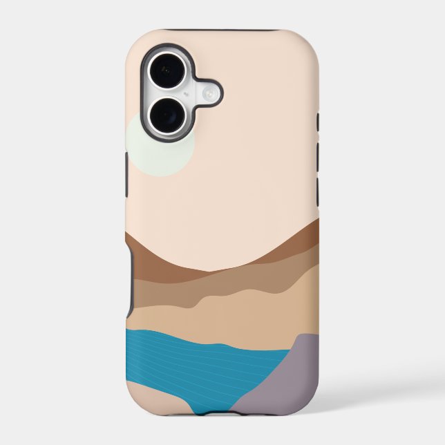 mountain art iphone case (Back)