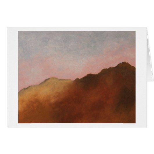 Mountain at Dawn Cards (Front Horizontal)