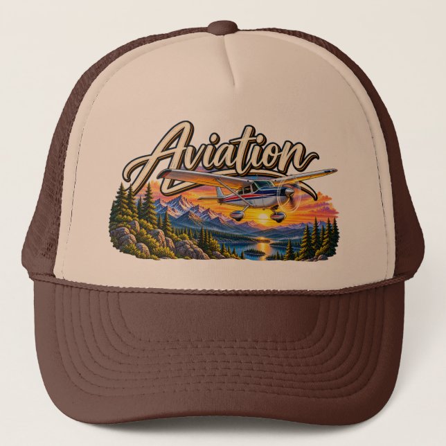 Mountain Aviation Adventure Trucker Hat (Front)