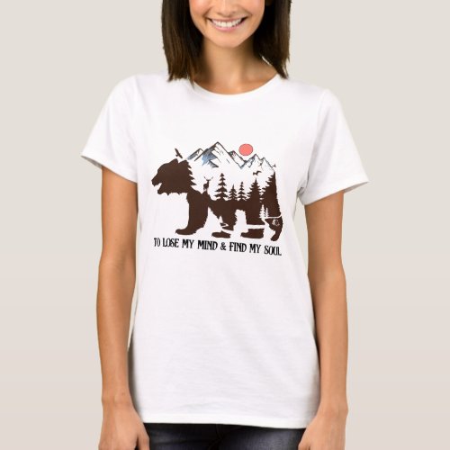 Mountain Bear Forest T_Shirt