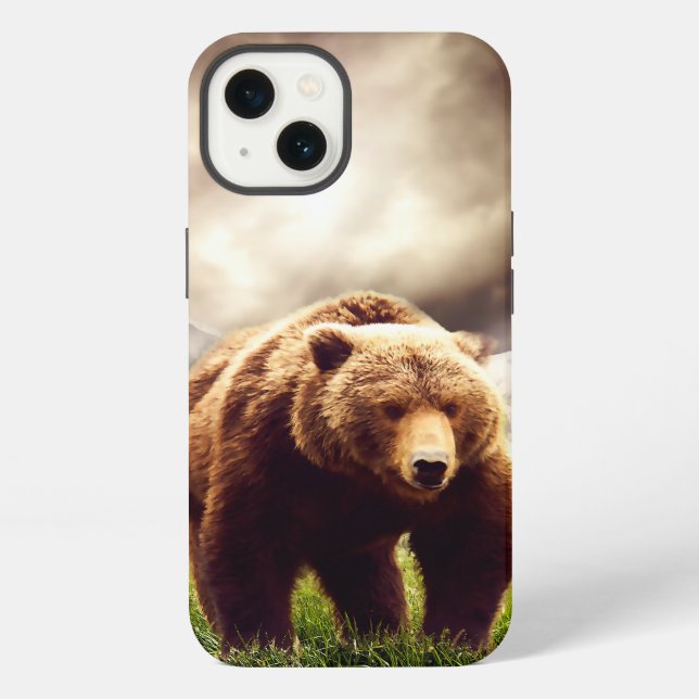 Mountain Bear Iphone Case (Back)