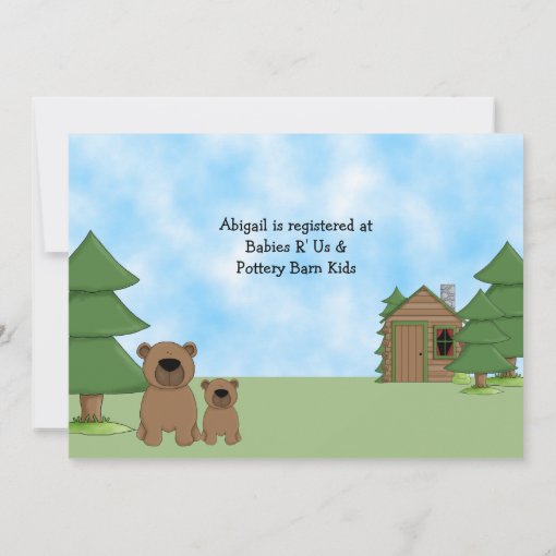 Mountain Bears Baby Shower Invitations for Boys | Zazzle