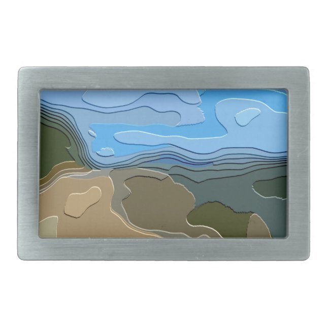 MOUNTAIN BELT BUCKLE (Front)